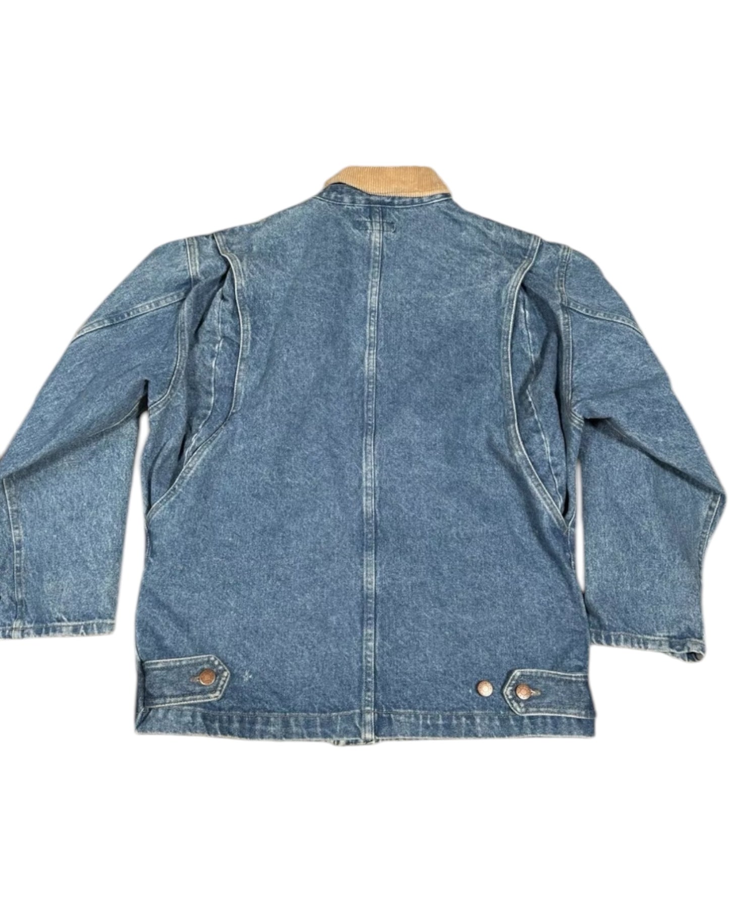 Vintage Calvin Klein Sport Denim Chore Jacket – Made in USA (90s)