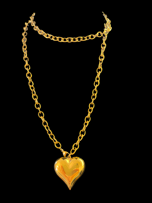 Gold Heart Necklace