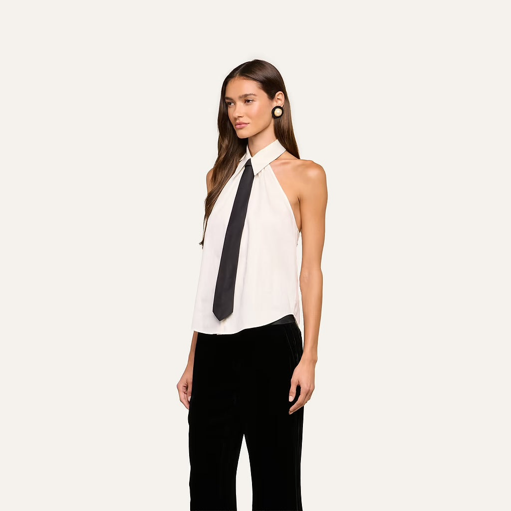 Wren Necktie Halter Top