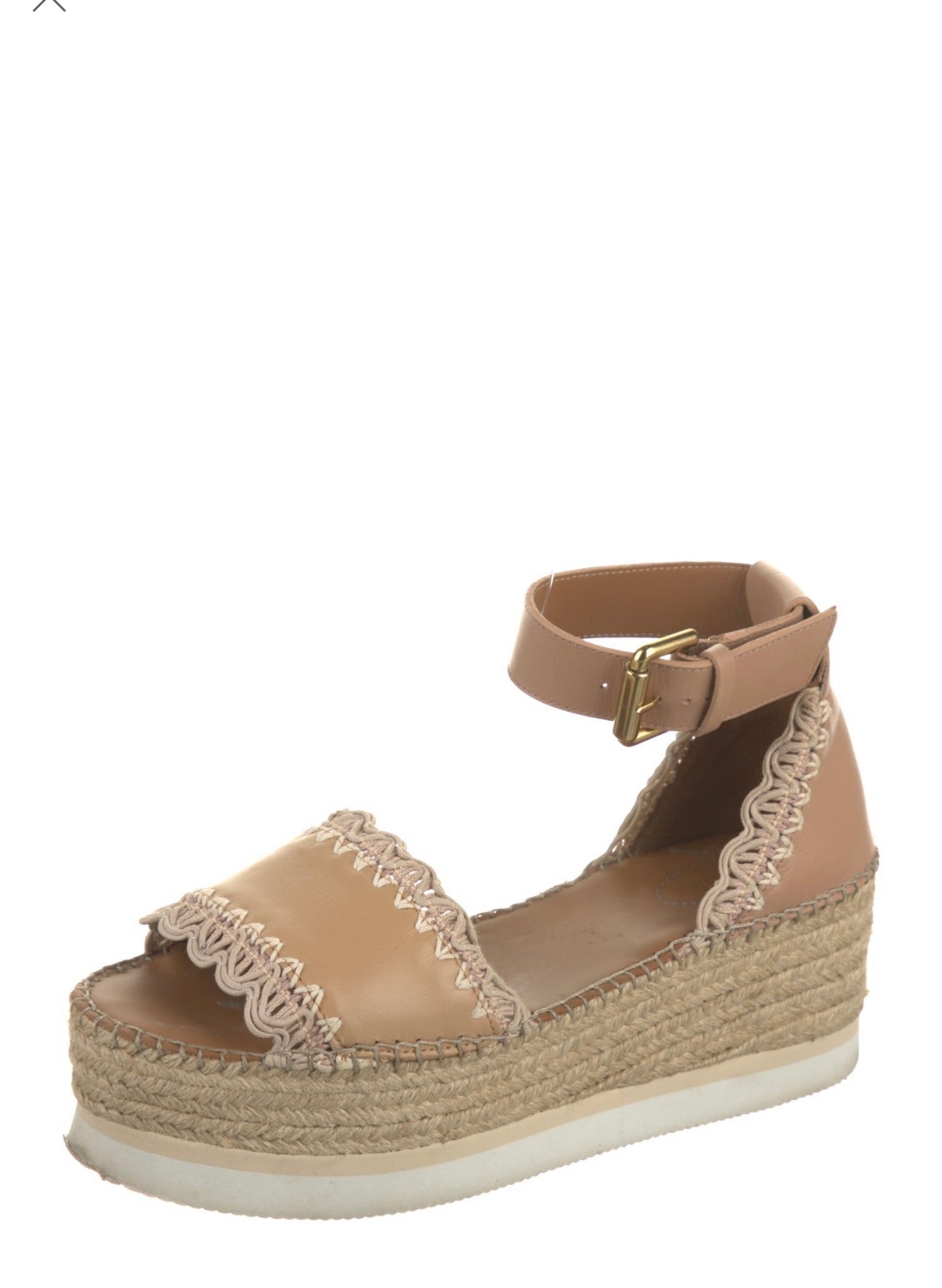 See by Chloé
Leather Braided Accents Espadrilles