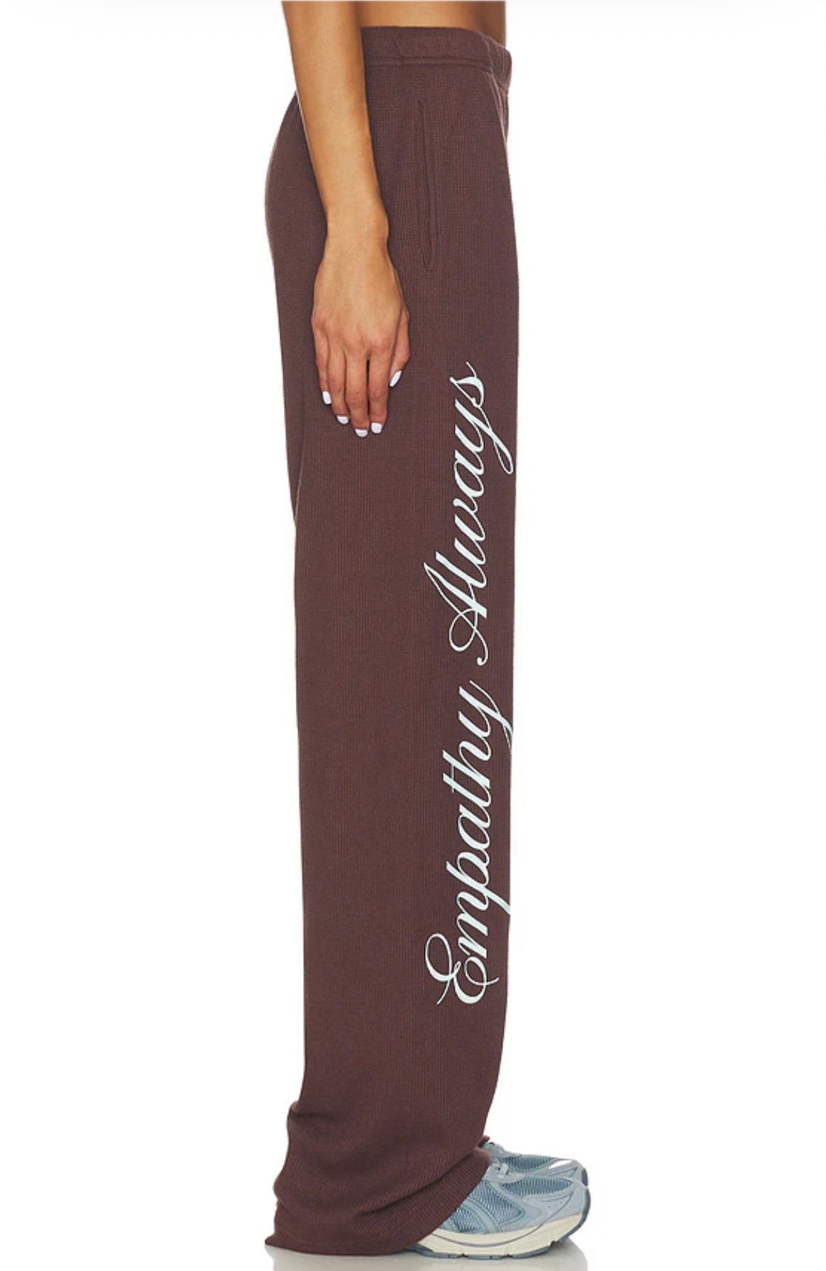 Empathy Always Waffle Wide Leg Sweatpants The Mayfair Group brand:The Mayfair Group