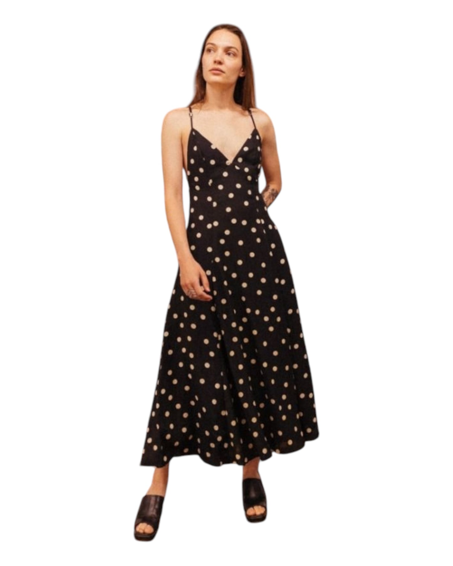 The Daisy Dot Midi Dress