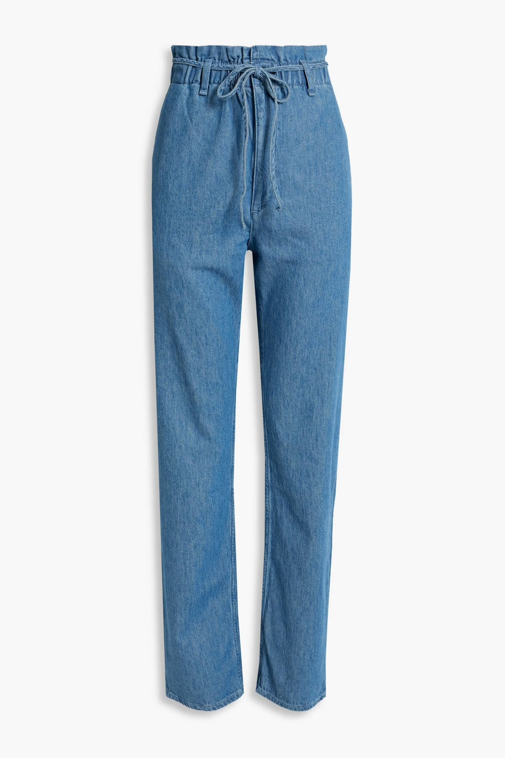 Dark Indigo Linen-Blend Straight Jean - Rag & Bone
