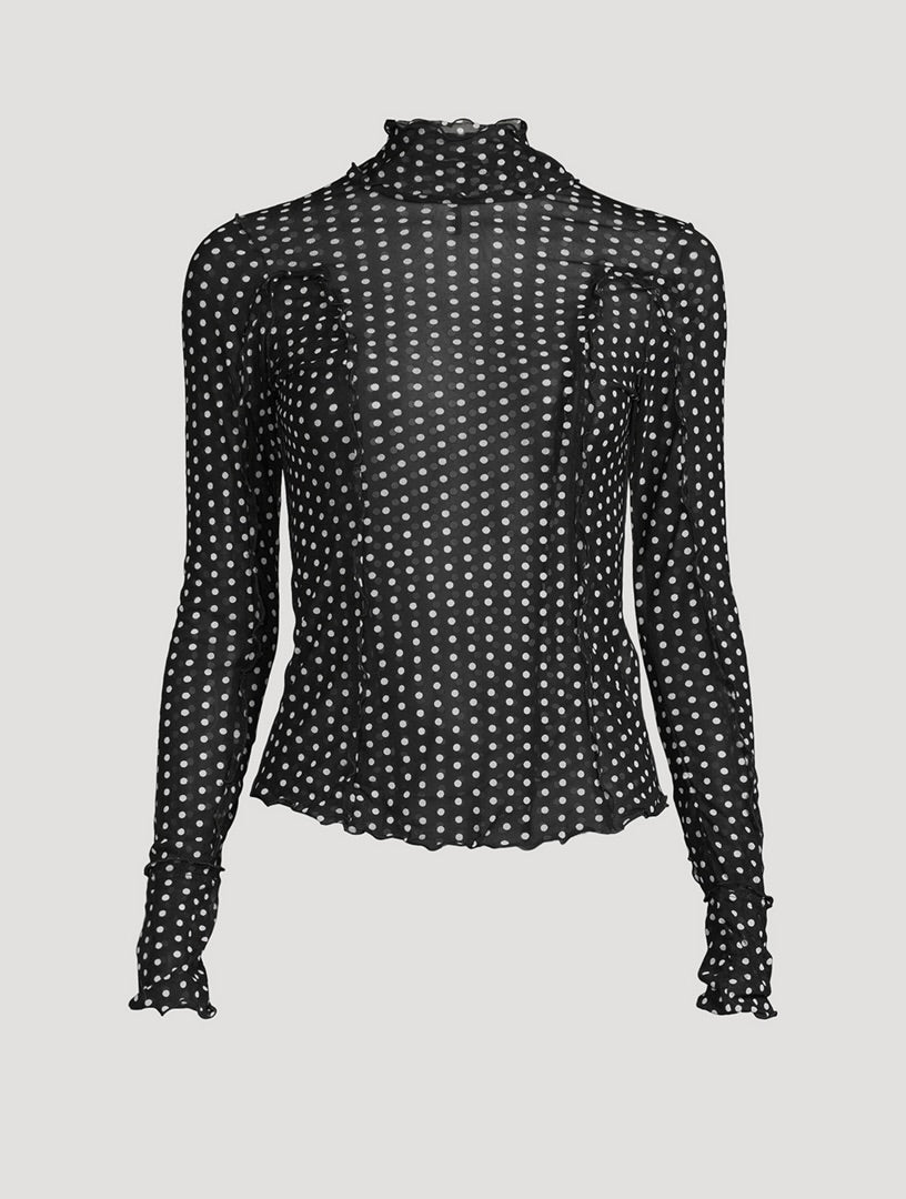 Charlie Print Mesh Top - Free People