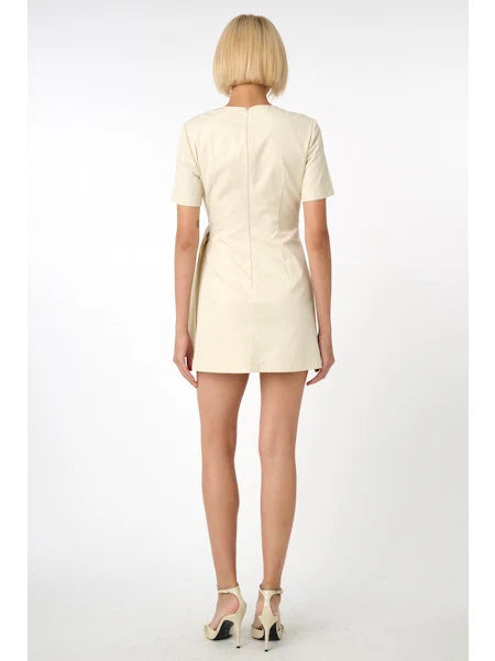 Leonie Short Sleeve Henley Tie Front
