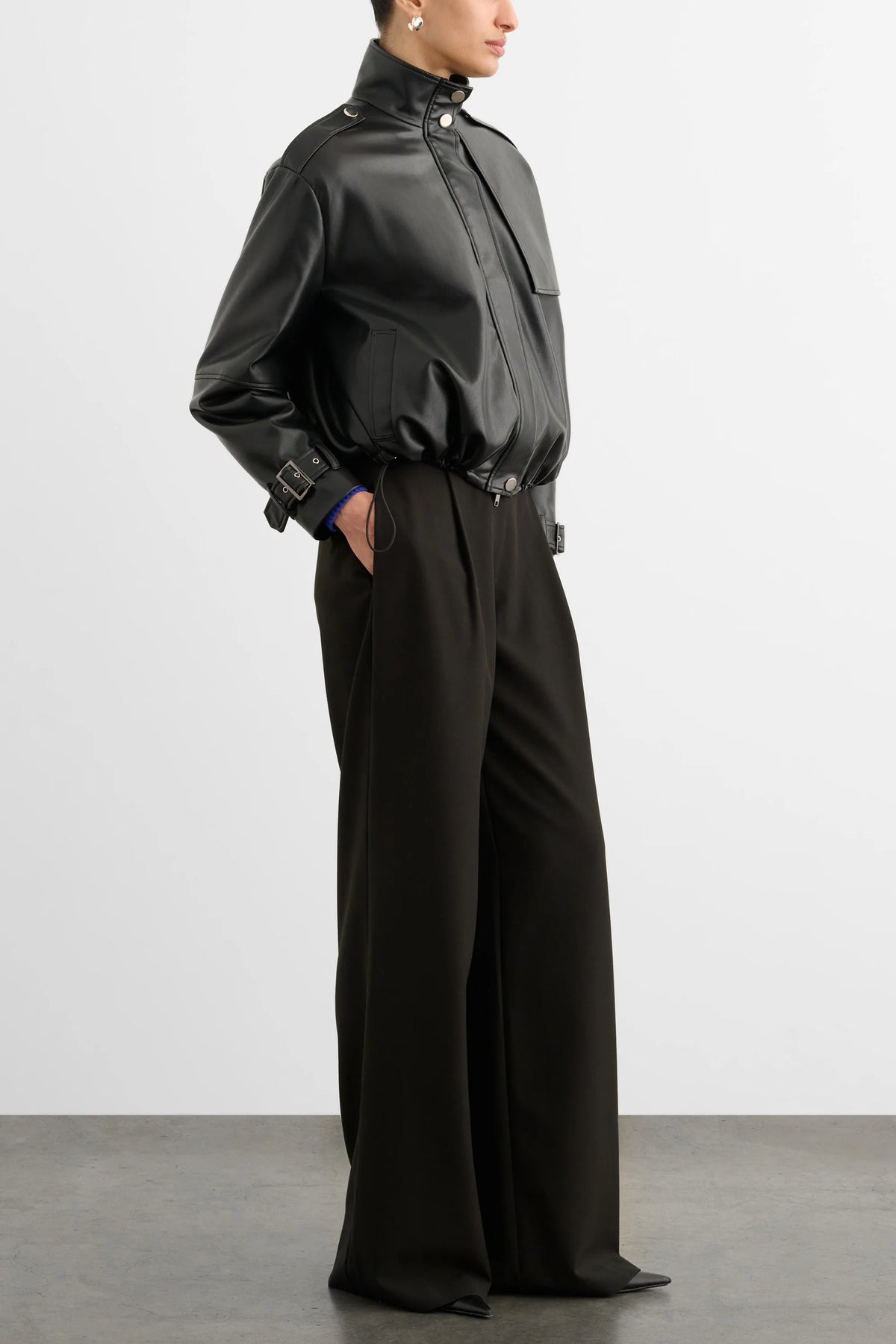The Alyssa Funnel Neck Bomber