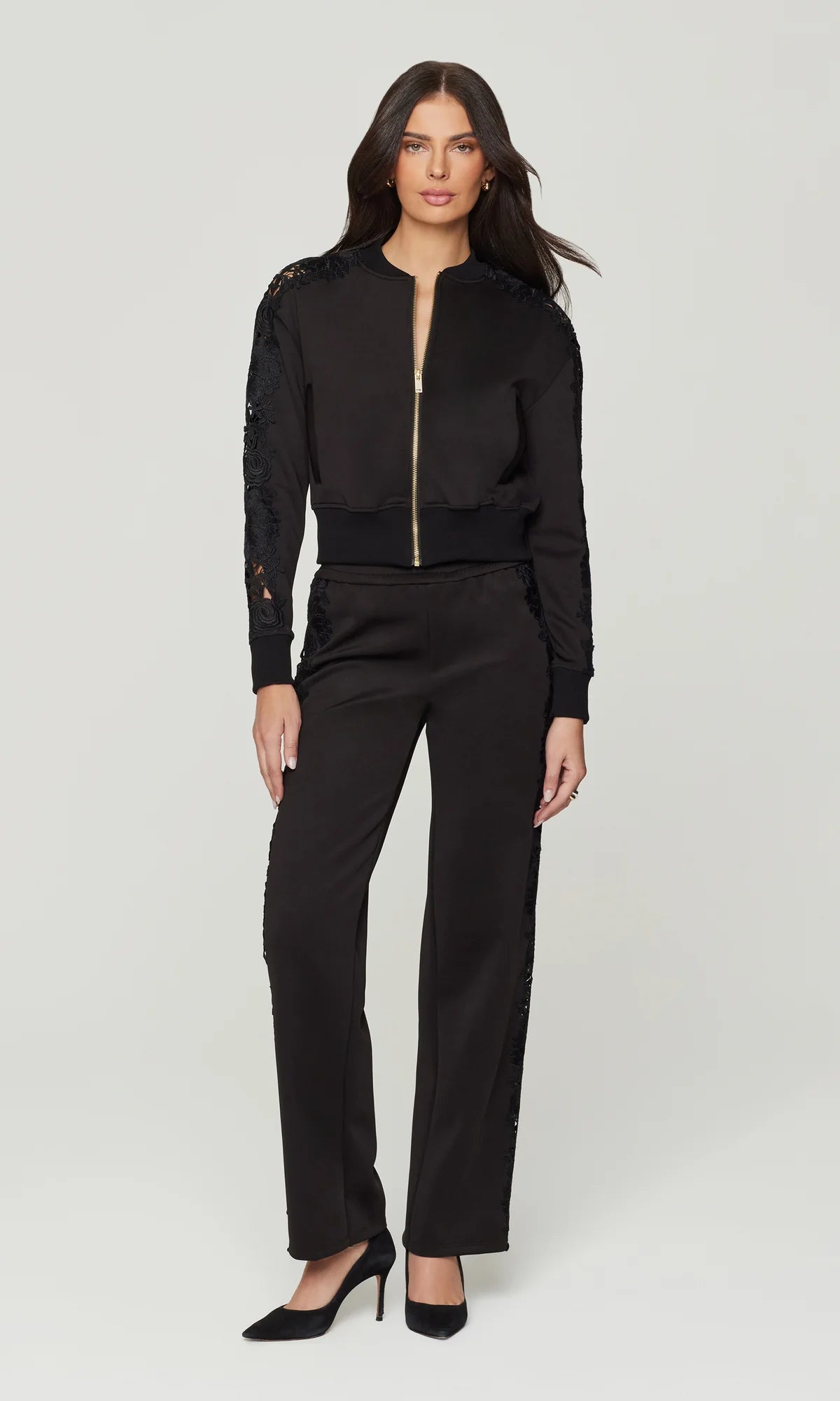 KENSLEY LACE COMBO PANTS