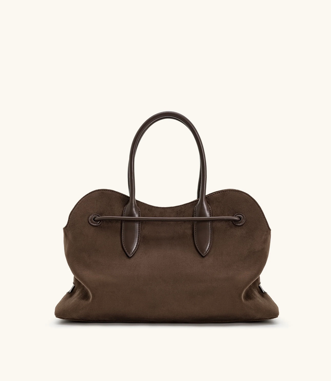 Adele Metal Rope Knot Tote Bag| Mocha Brown