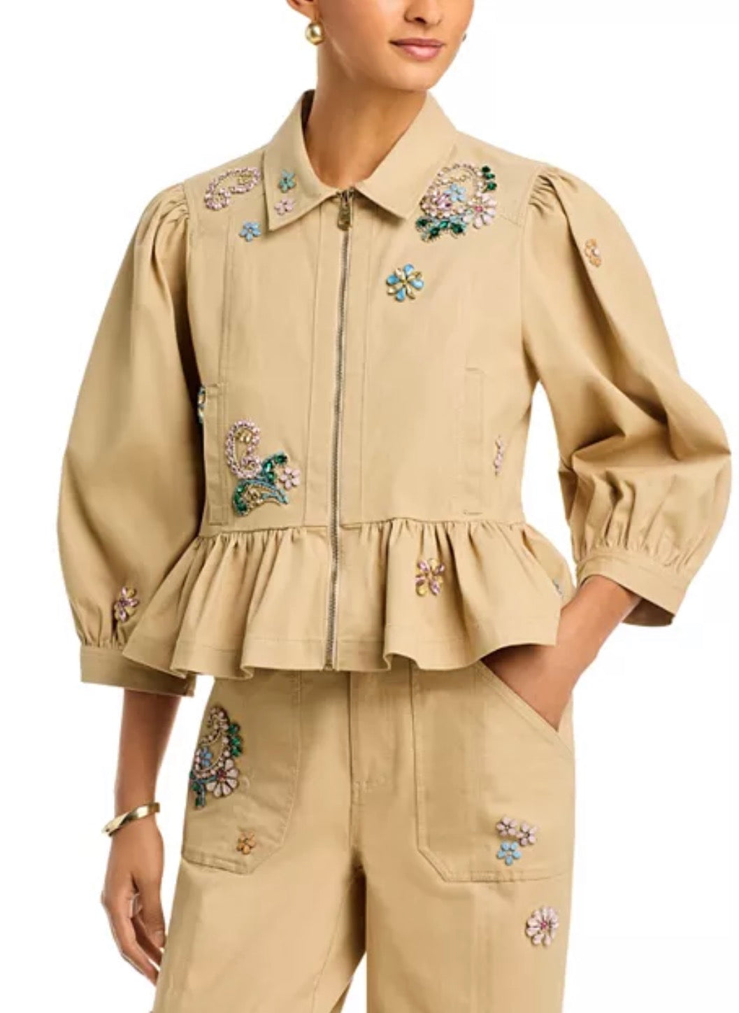 Rhinestone Paisley Daphne Jacket