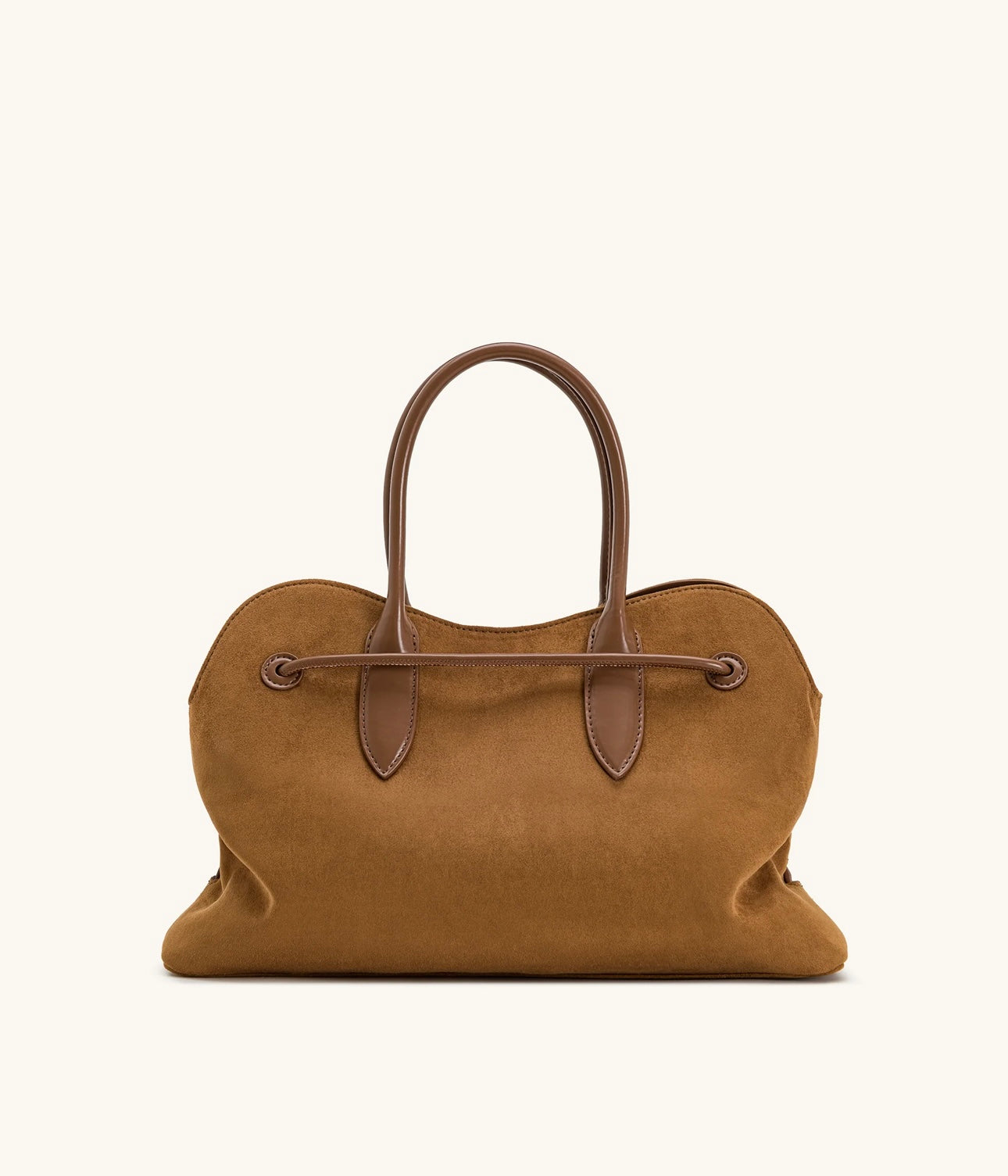 Adele Metal Rope Knot Tote Bag| Caramel Brown