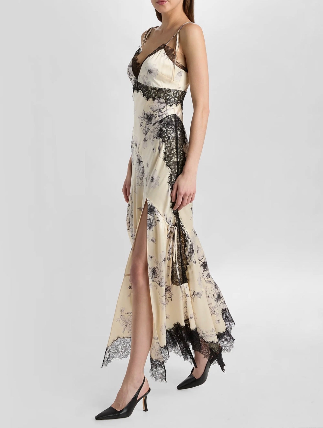 Handsketched Floral Jett Dress