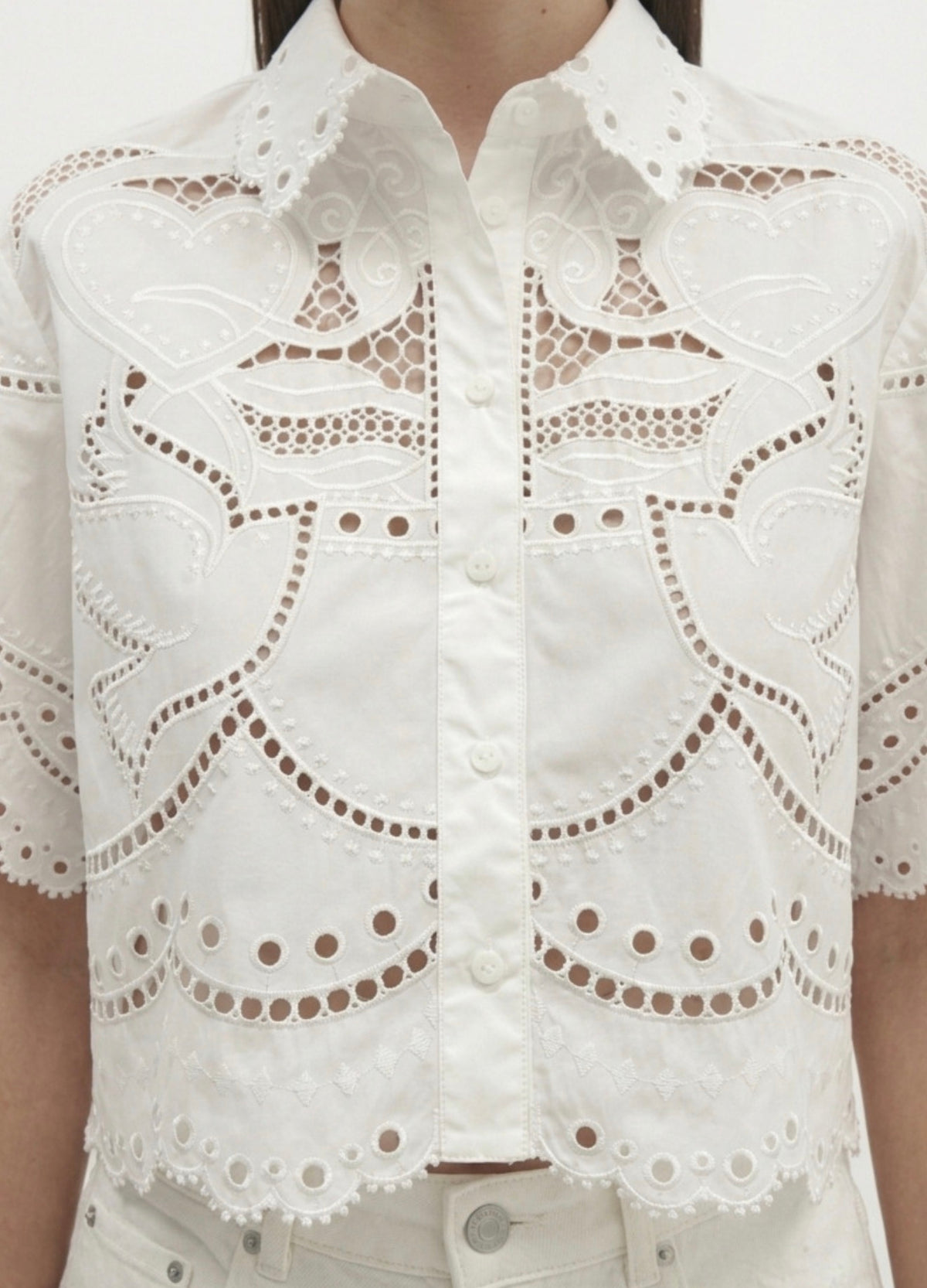 Chemise MC Avec Broderies