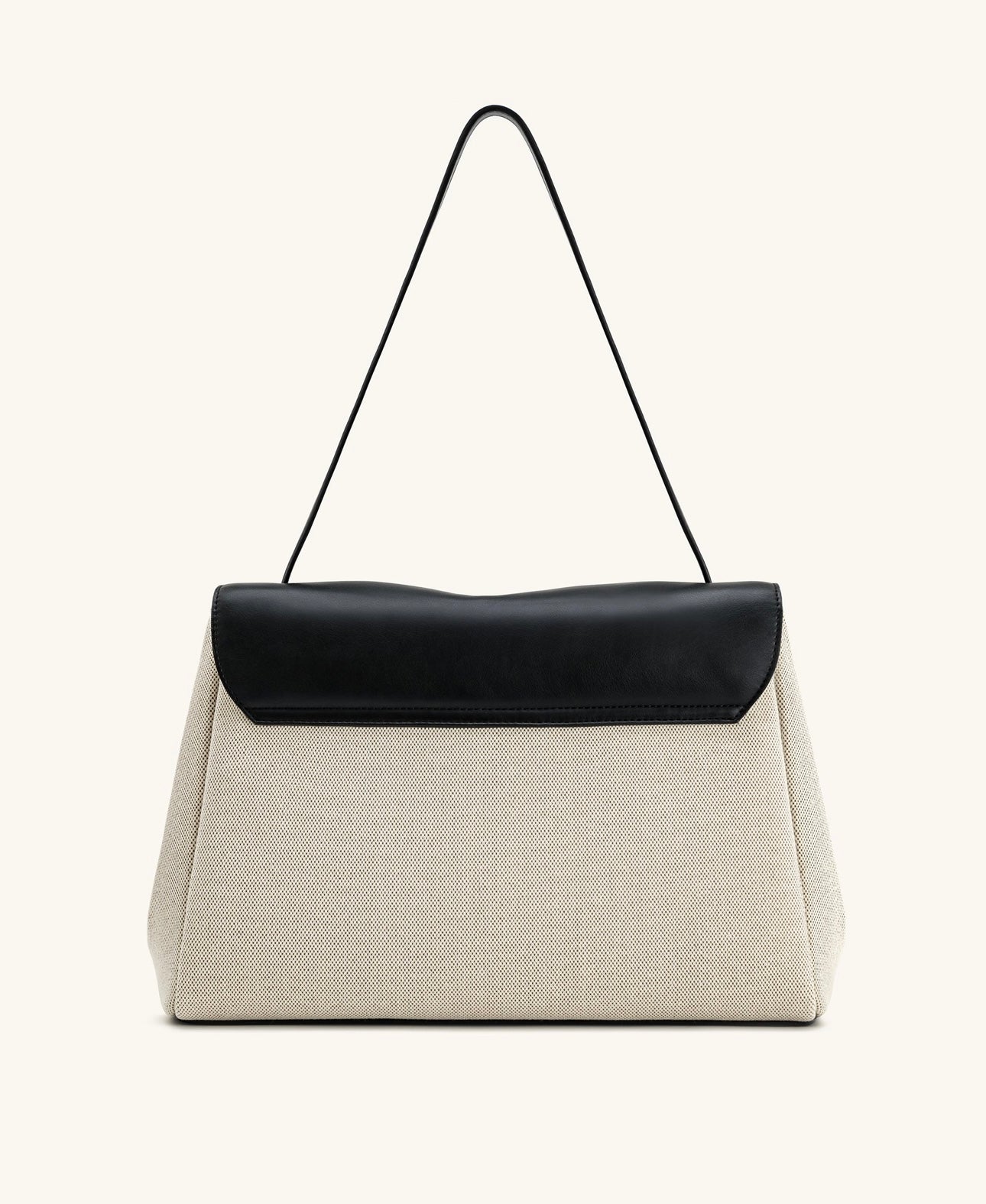Hilary Shoulder Bag| Black Canvas