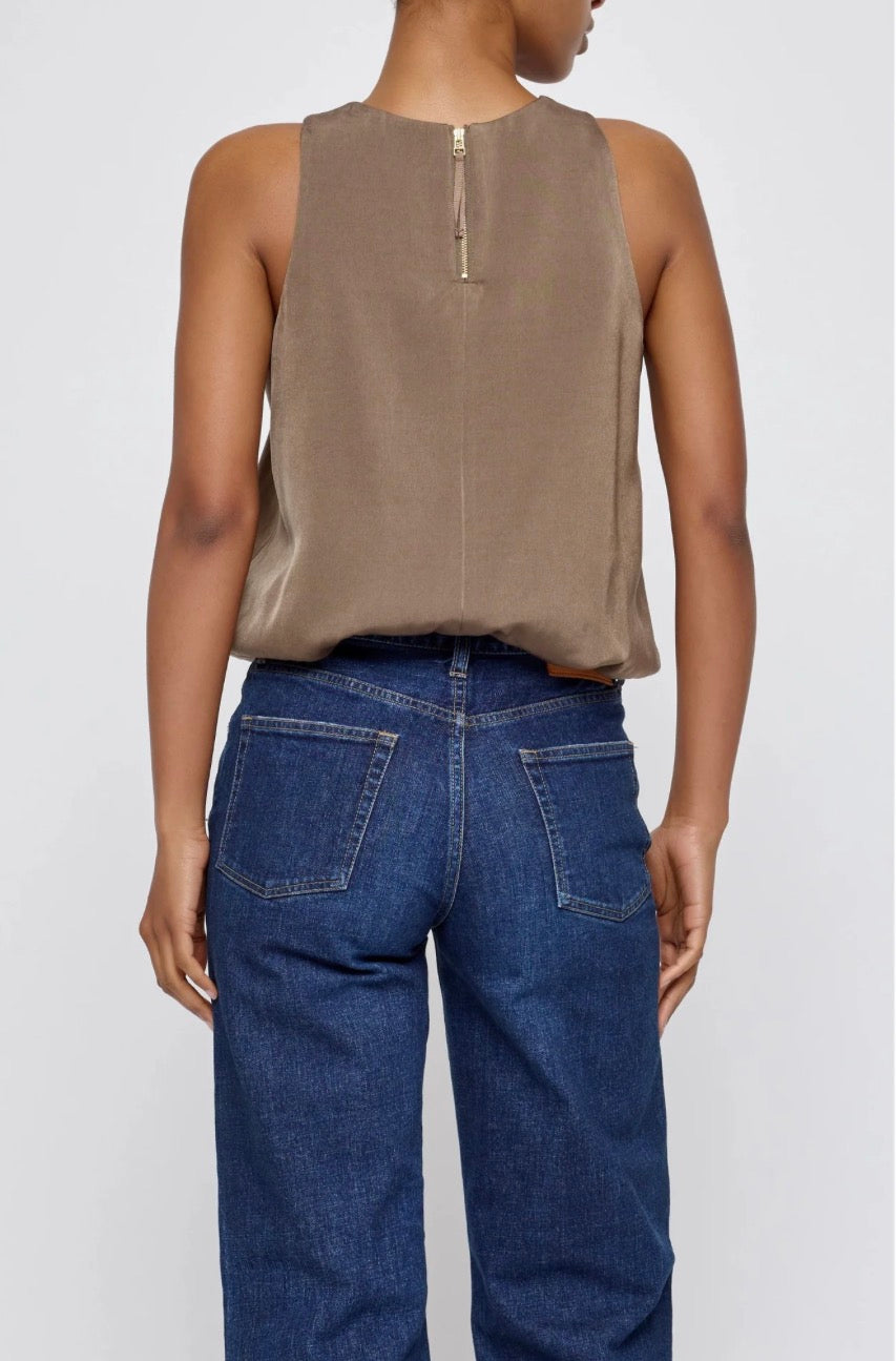 Sculpted Satin Top