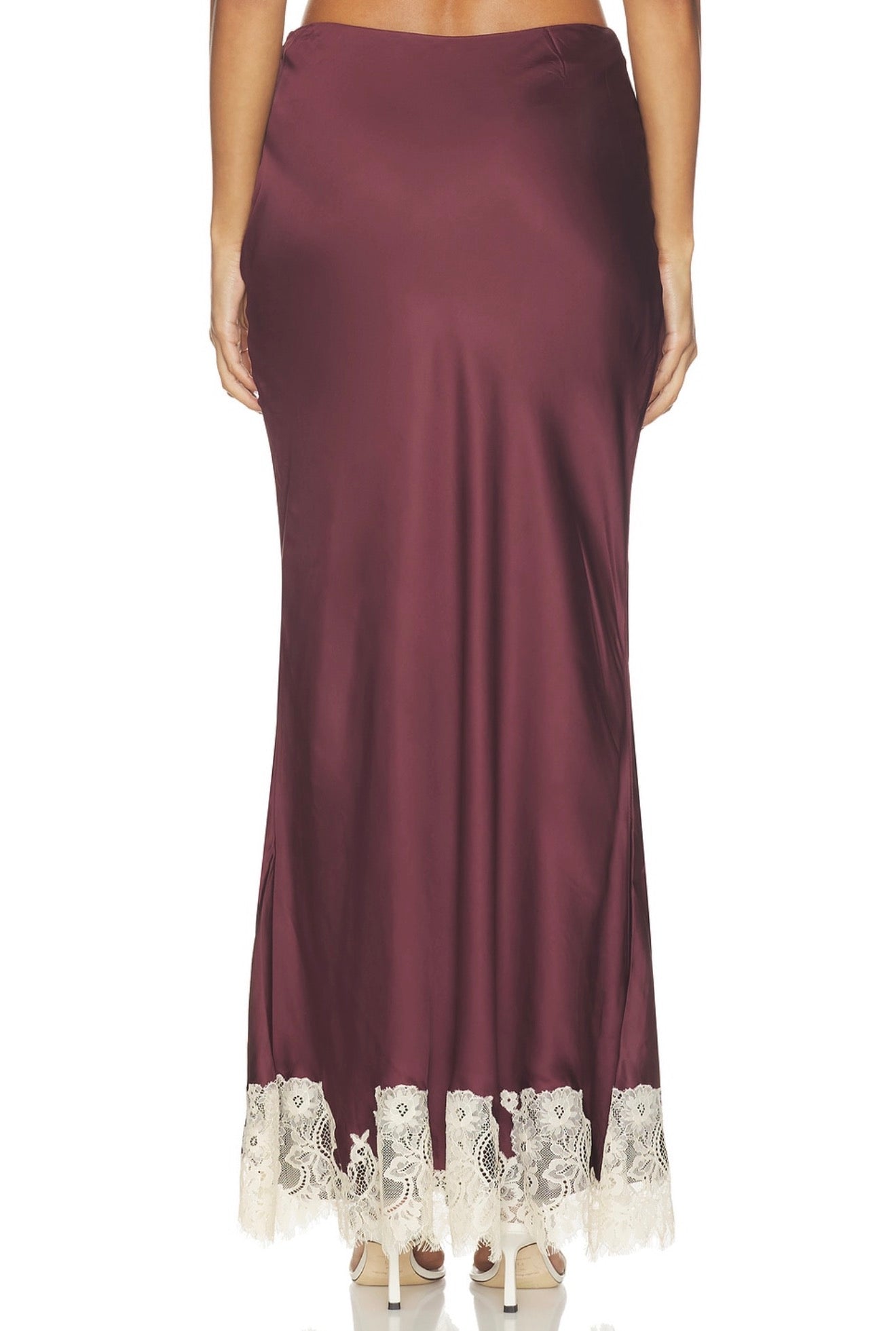 Maxi Skirt in Burgundy
