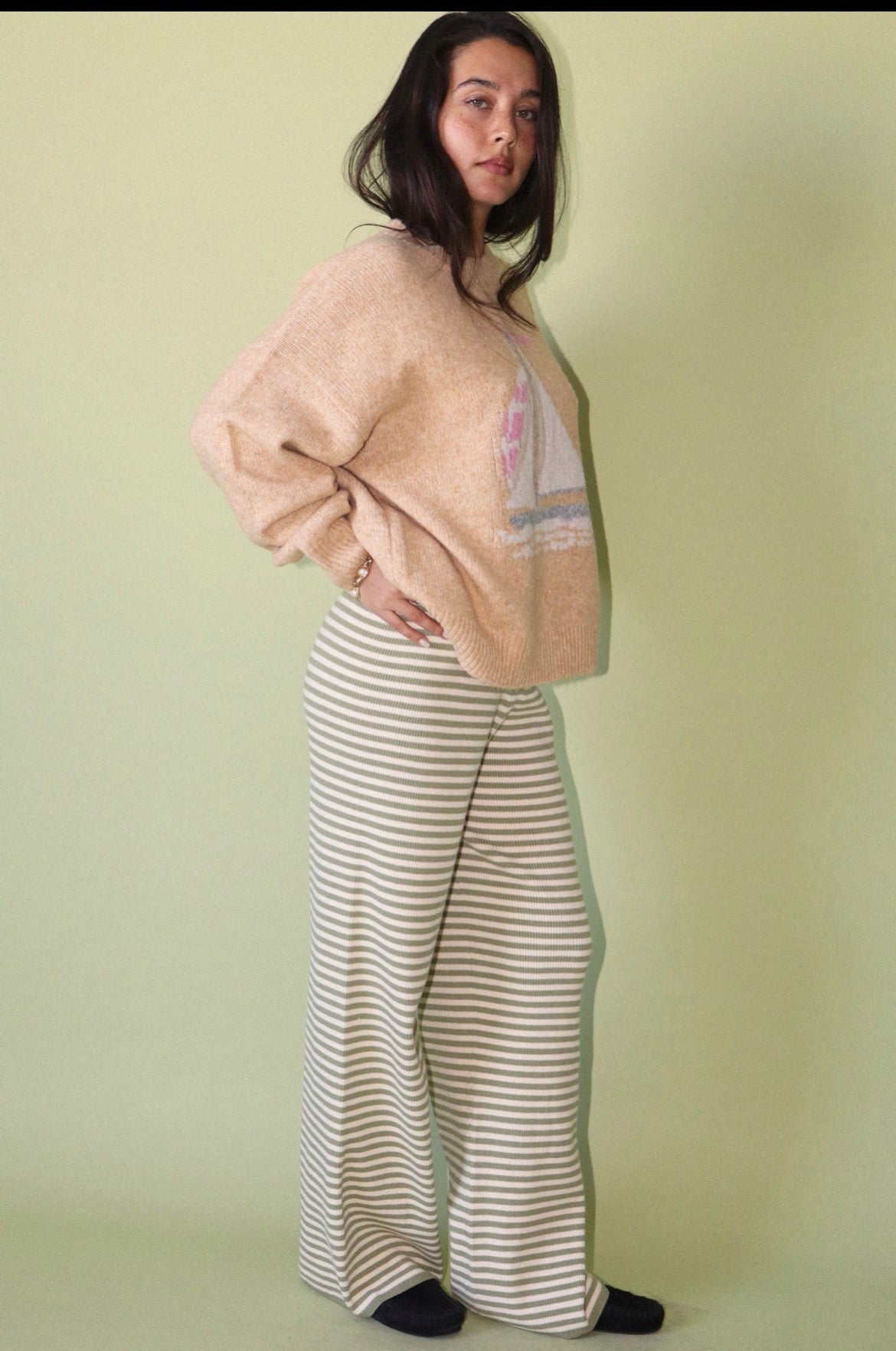 Sailboat Sweater-Bailey Rose