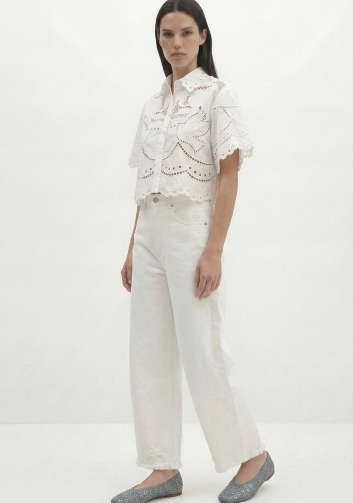 Chemise MC Avec Broderies