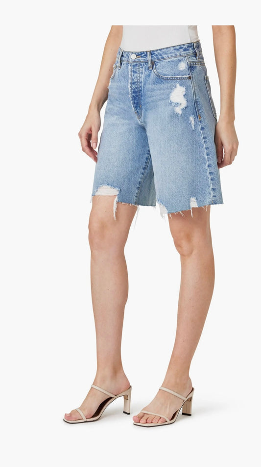 Easy Long Denim Short