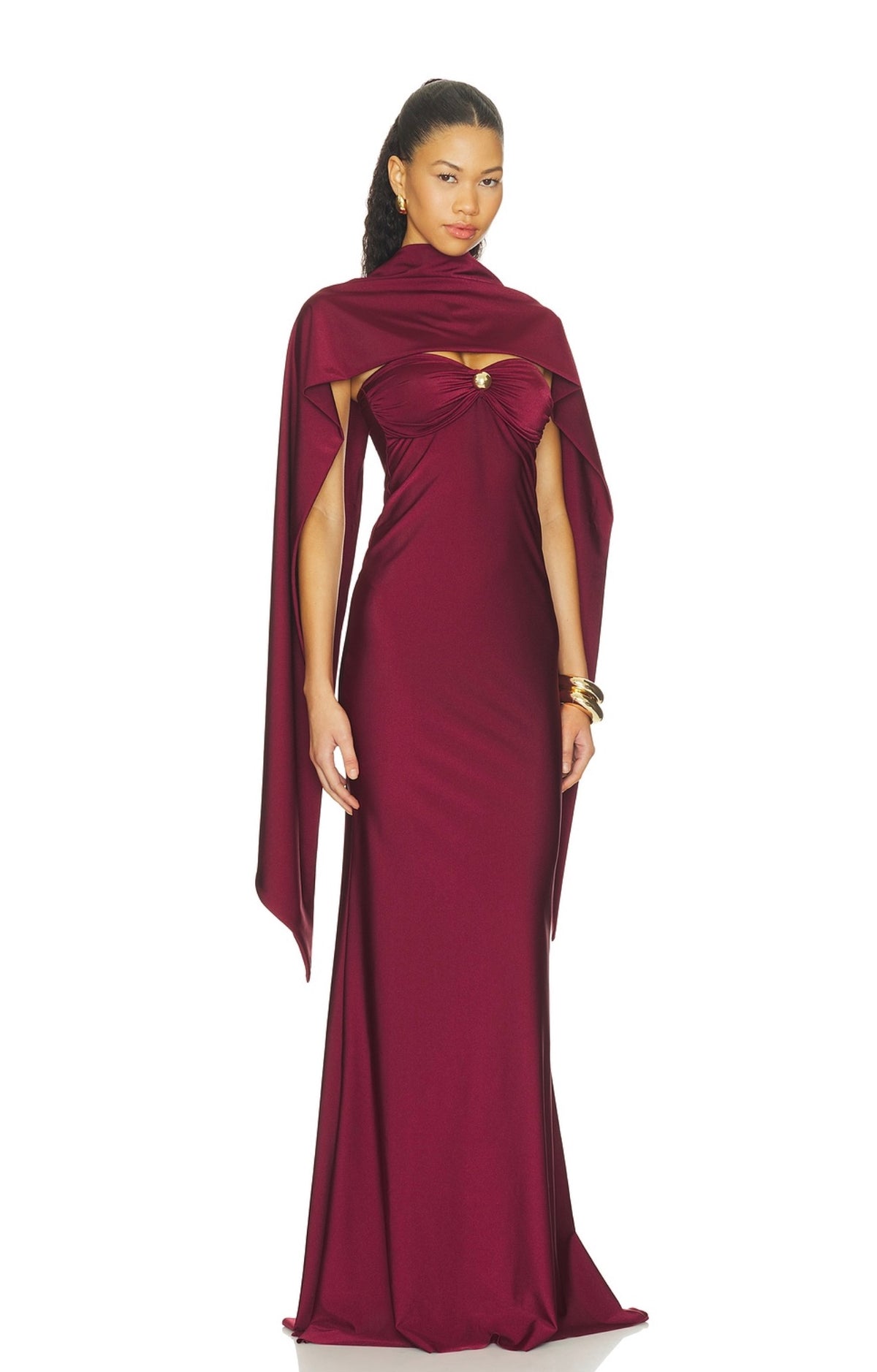 Bella Maxi Dress with Scarf
