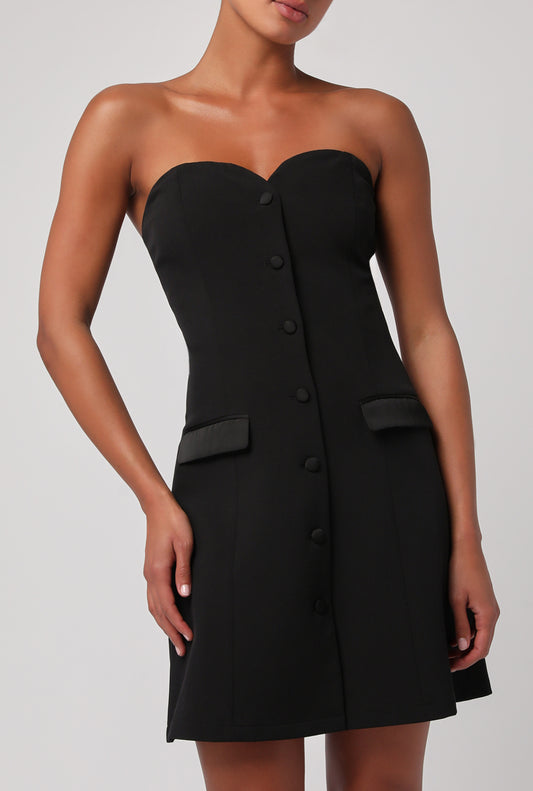 Beatrice Strapless Blazer Dress