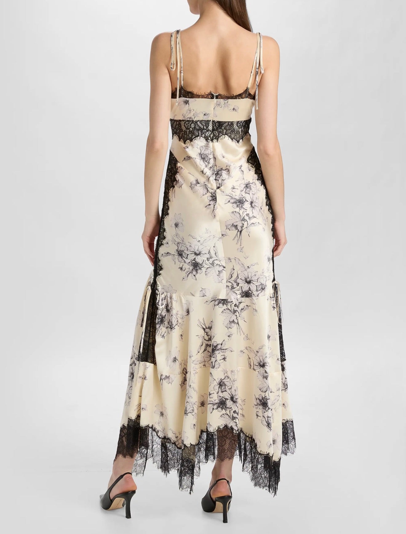 Handsketched Floral Jett Dress