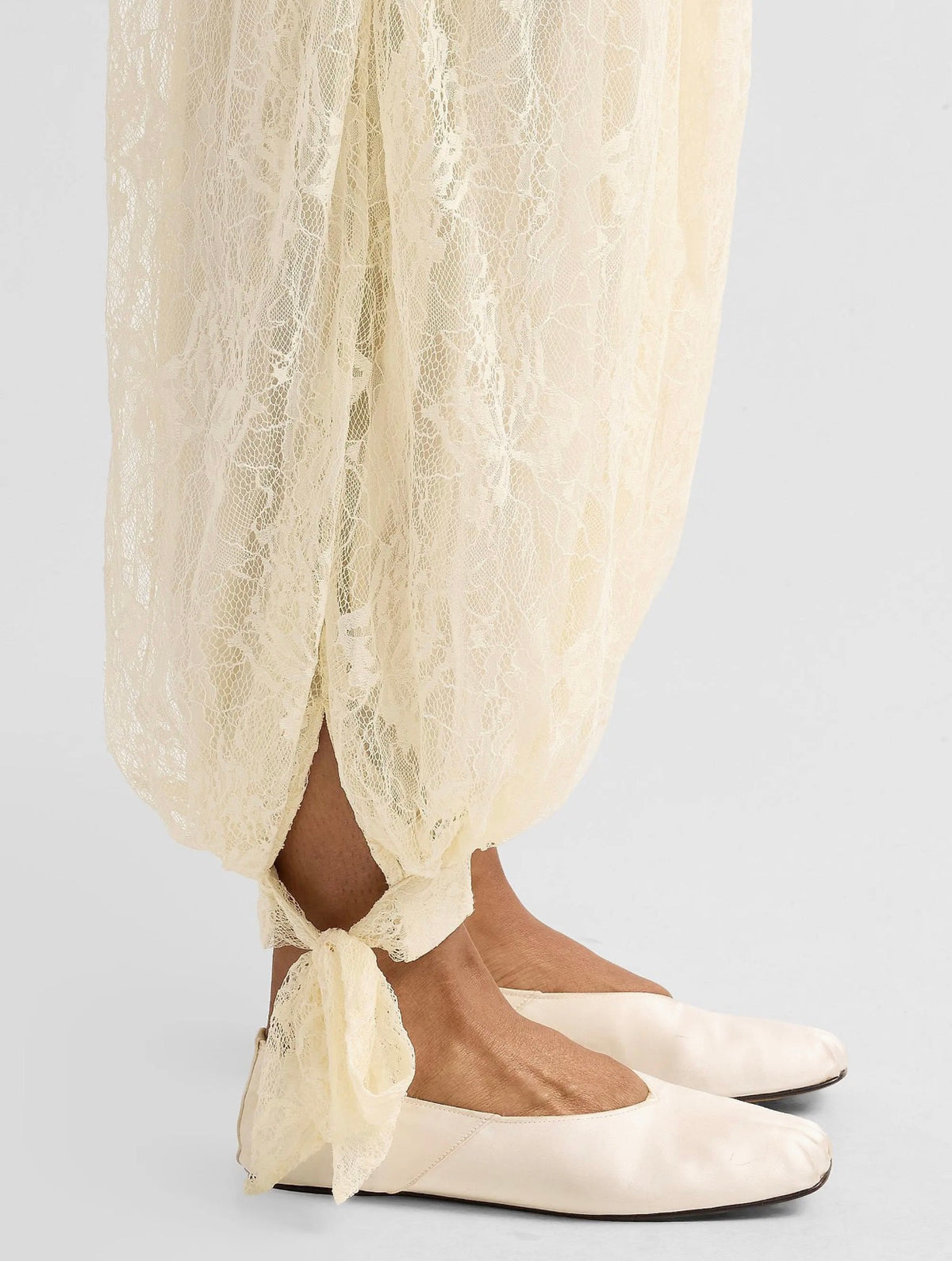 Floral Lace Parachute Pants