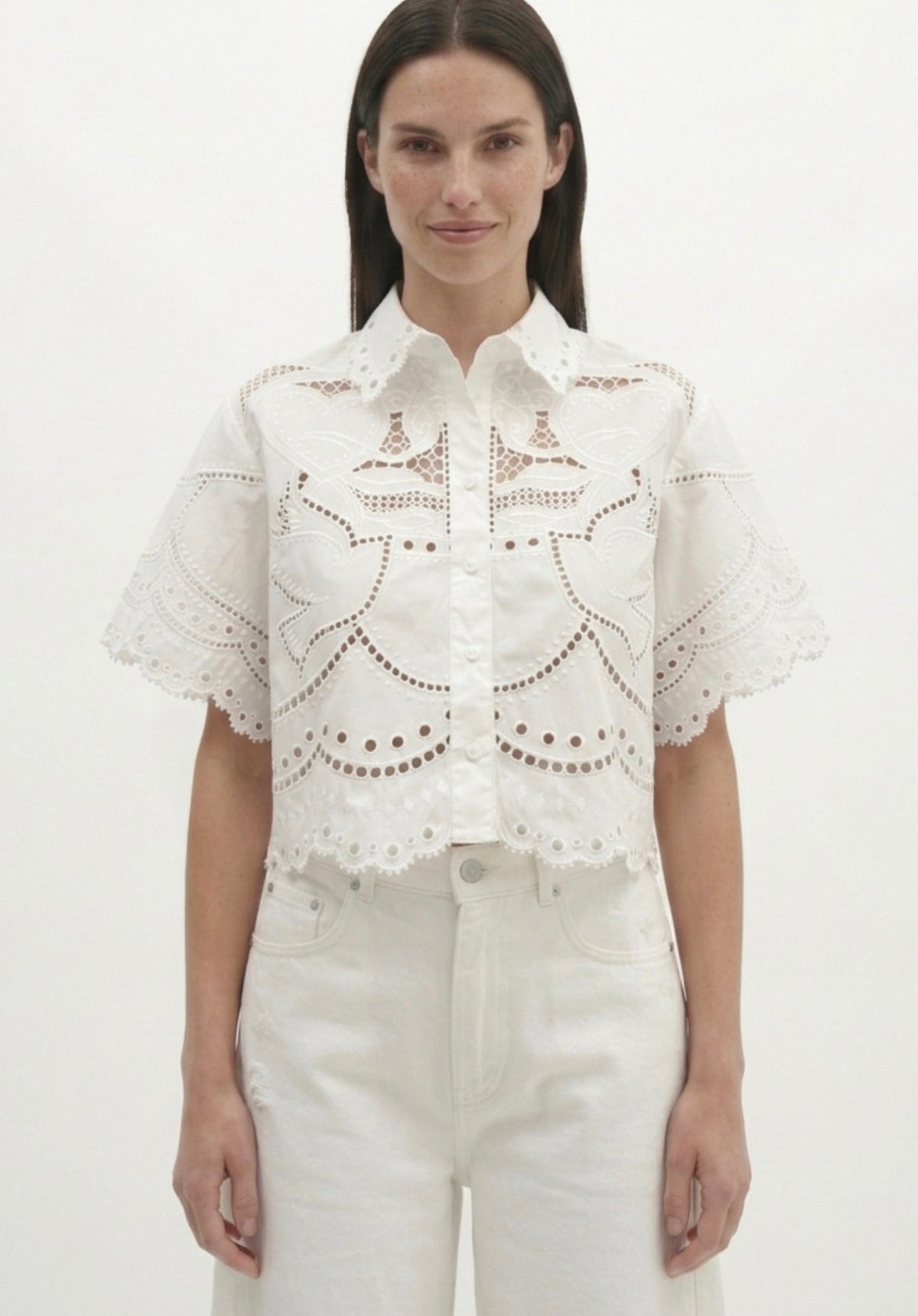 Chemise MC Avec Broderies