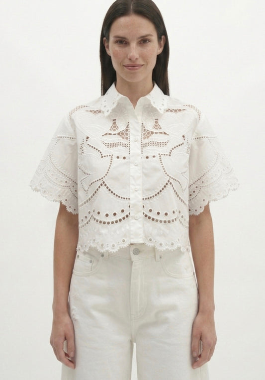 Chemise MC Avec Broderies