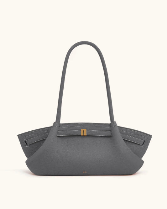 Hana Wide Tote Bag| Grey