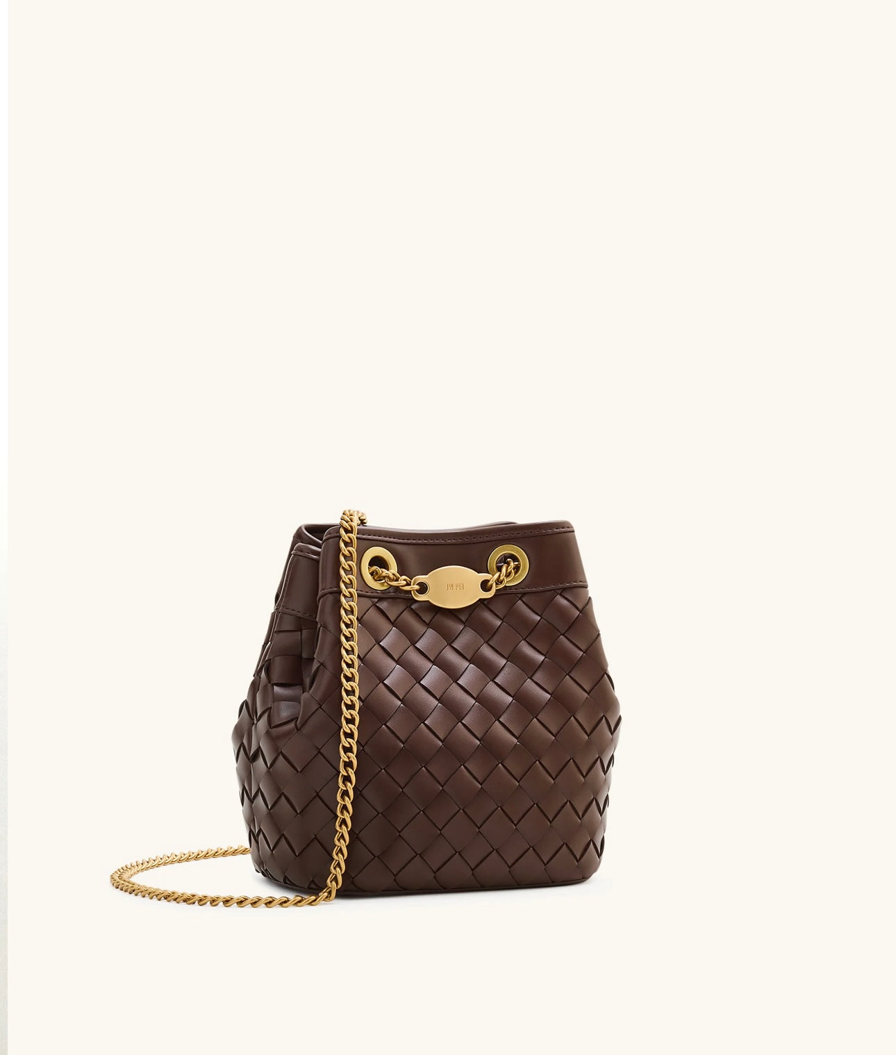 Yara Hand-Woven Bucket Bag| Dark Brown
