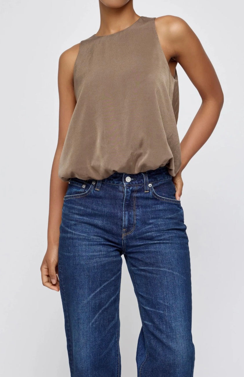 Sculpted Satin Top