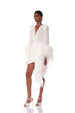 Geisha Blanc Mini Dress