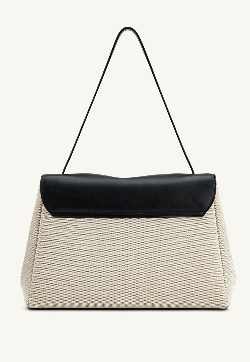 Linda Tote Bag - Black Canvas