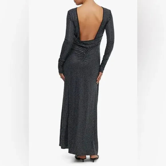 We Wore What Backless Gown