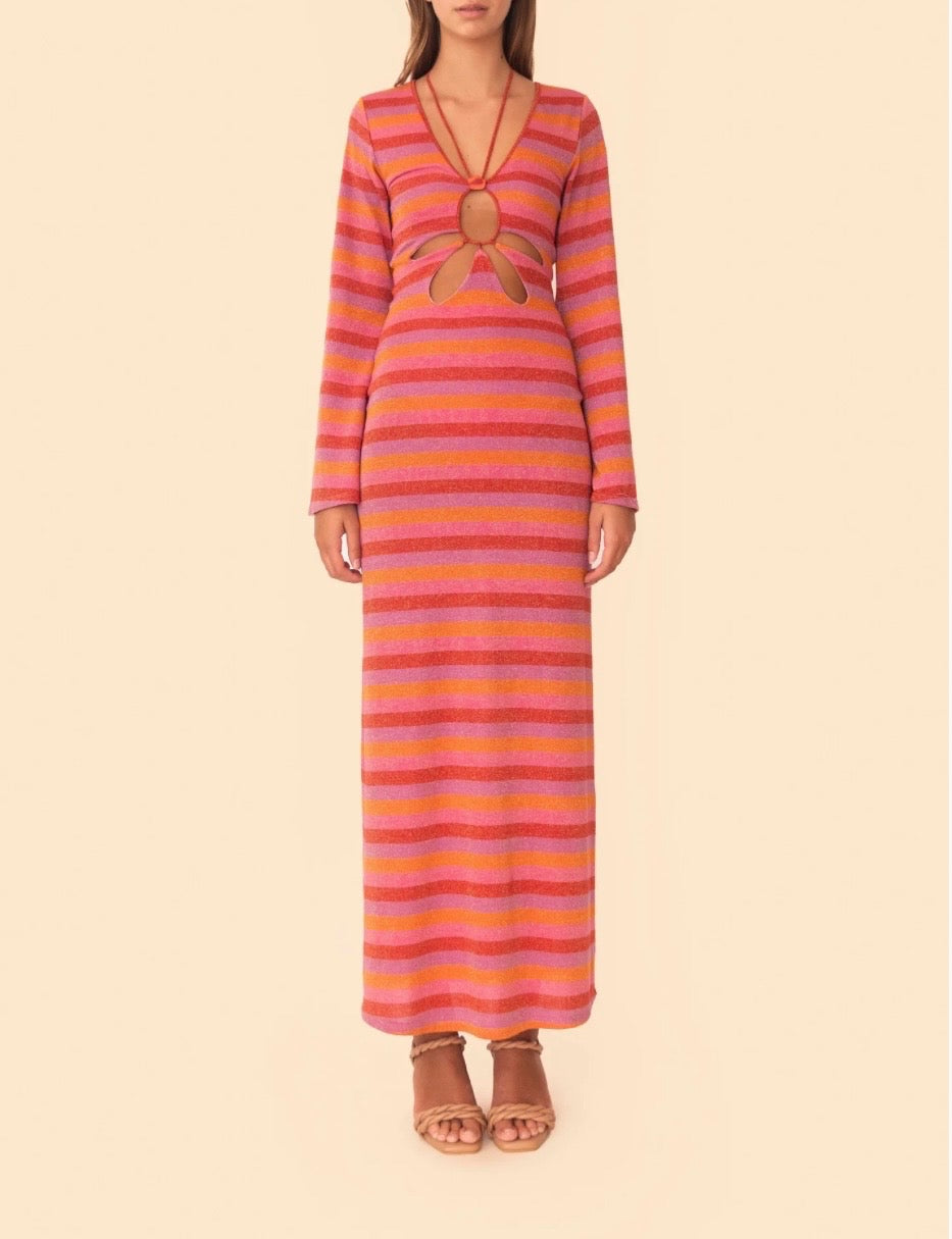 Dali Dress Rasberry Rainbow