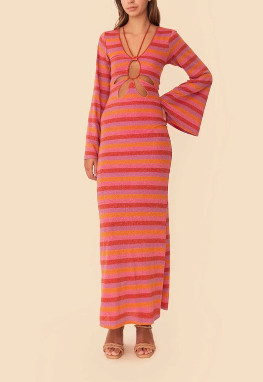 Dali Dress Rasberry Rainbow - Azulu