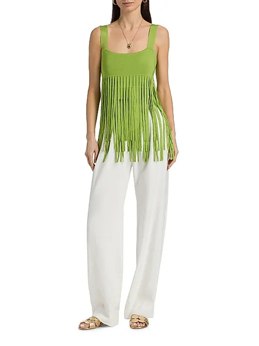 Amaris Tank Top with Fringe