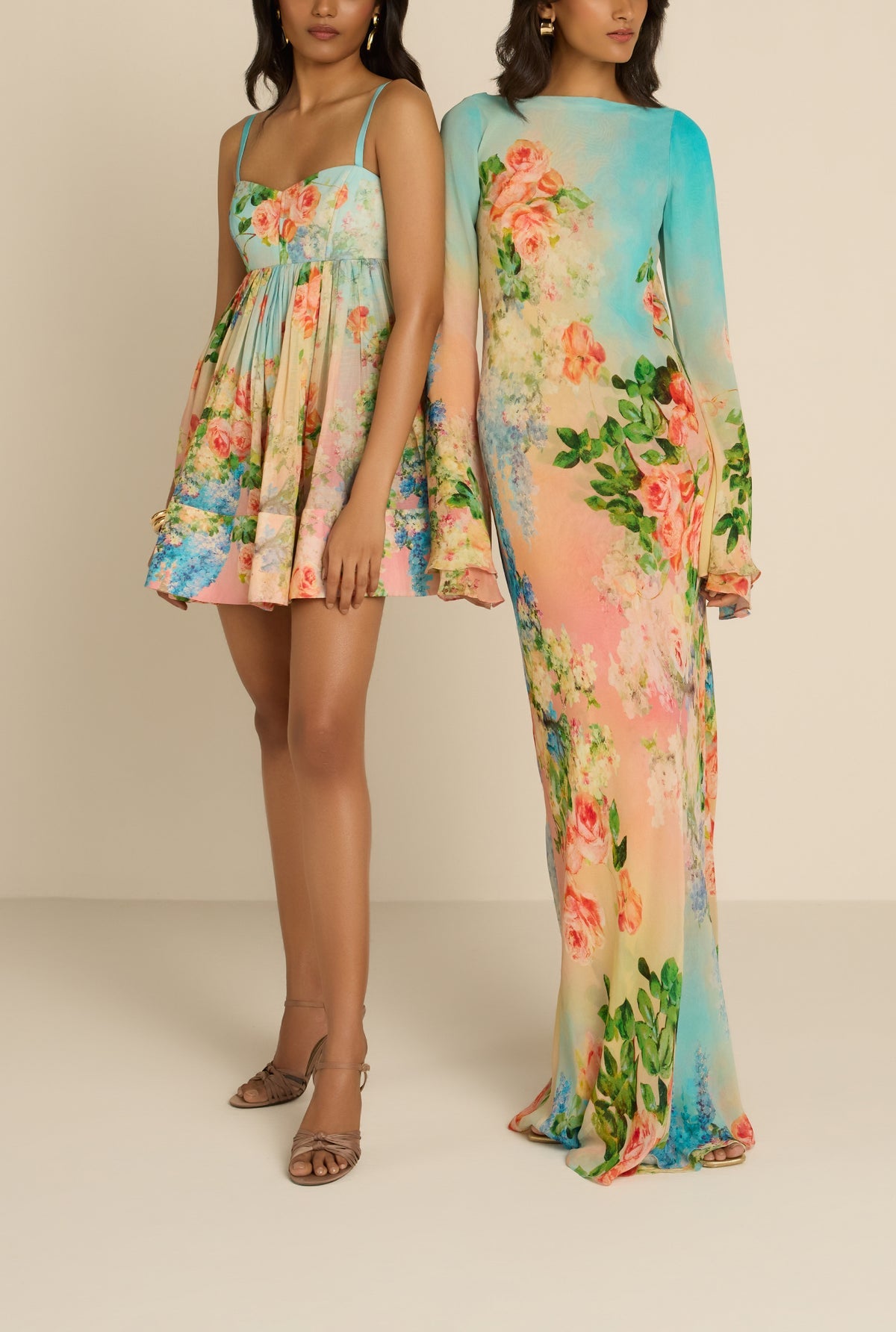 Aiba Yoke Short Dress