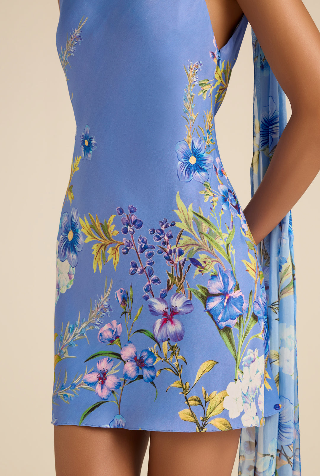 Akya Sash Mini Dress