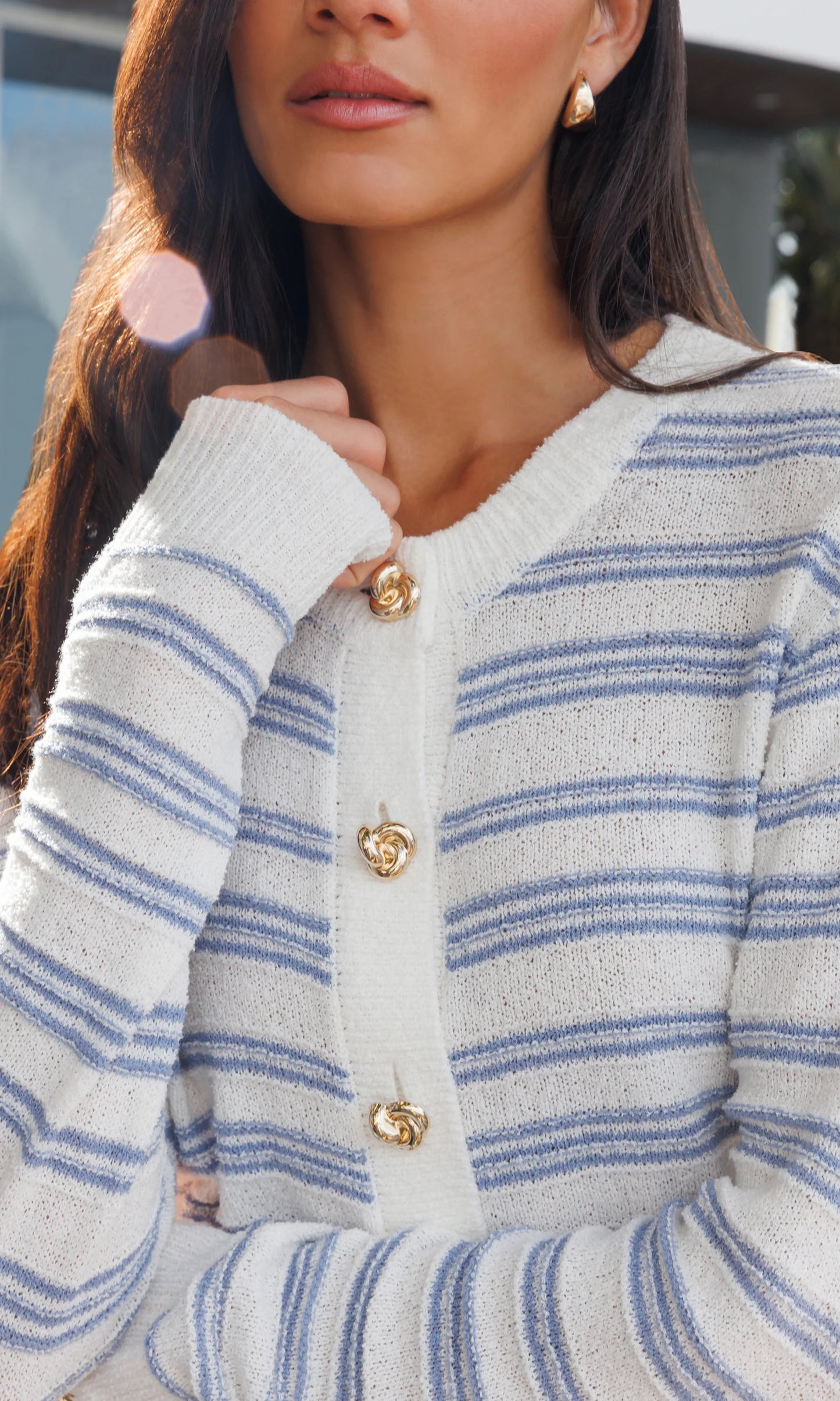 LAUREL STRIPE CARDIGAN