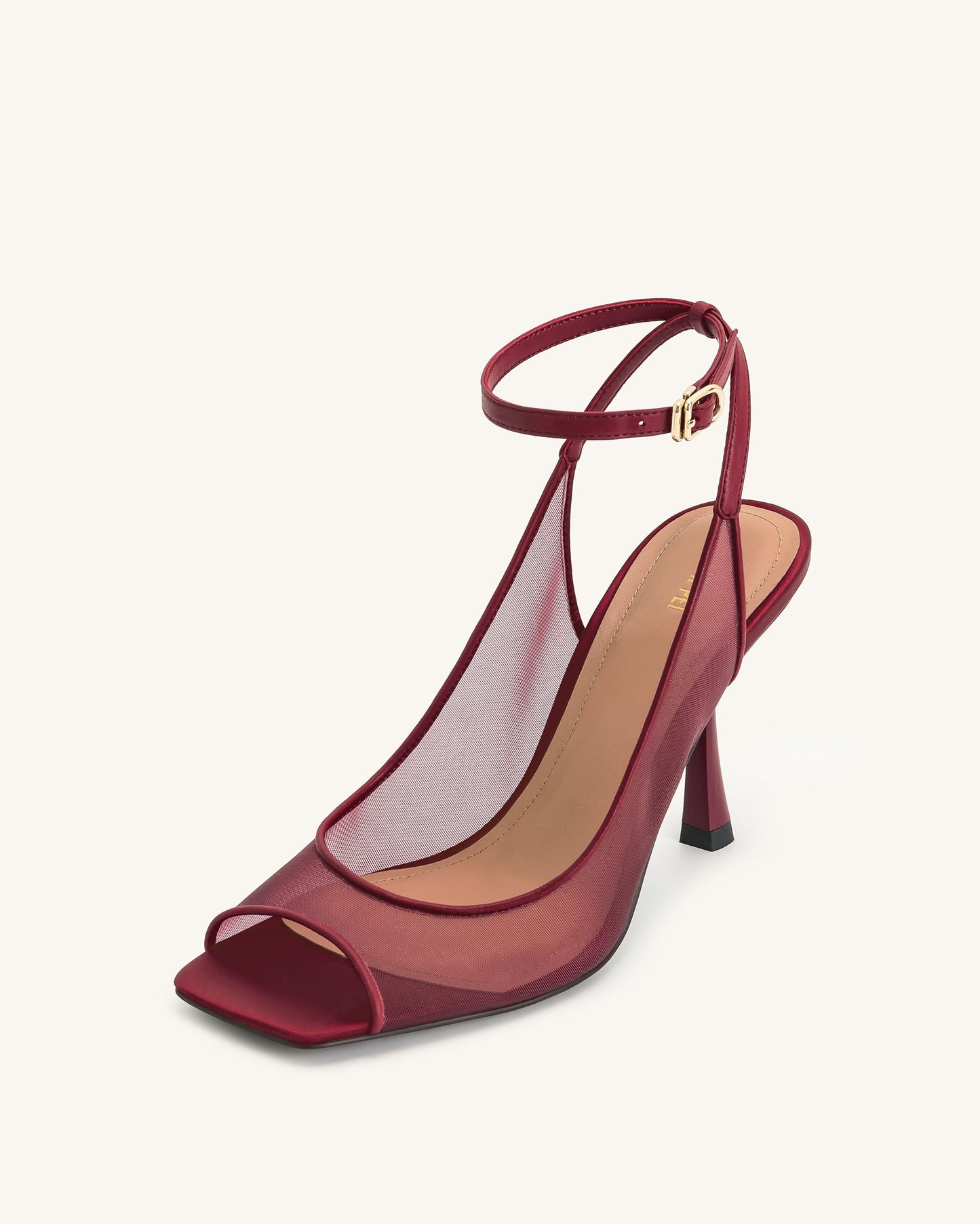 Serenity Open Toe Mesh Slingback Sandals