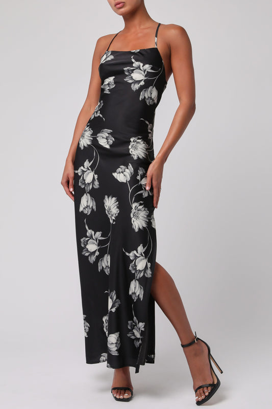 Cori Cross Back Maxi Dress