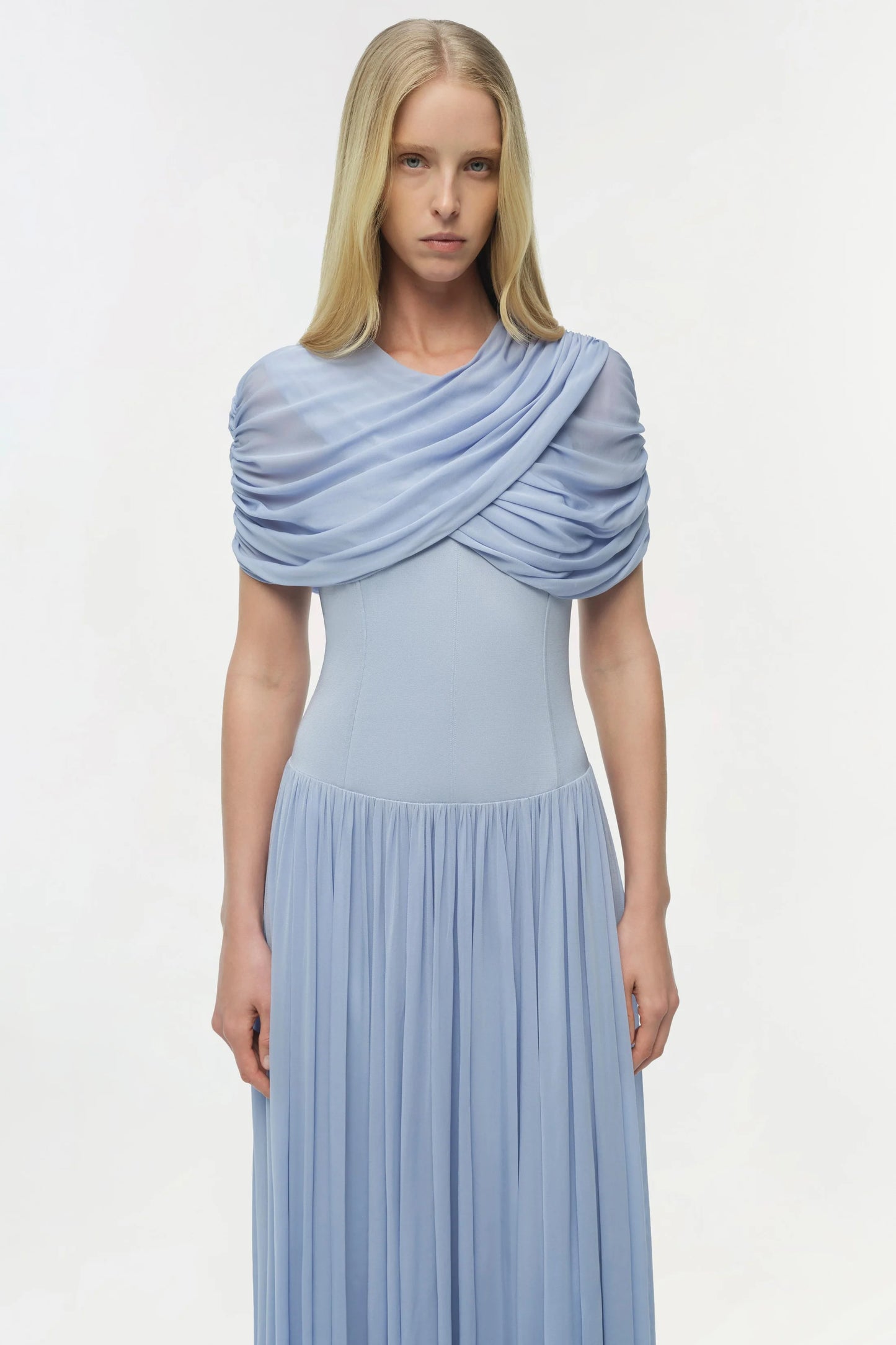 Nancie Cape Midi Dress