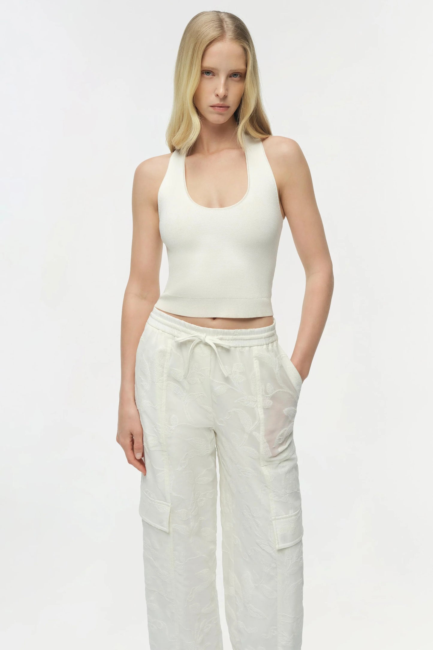 Georgiana Jacquard Cargo Pant