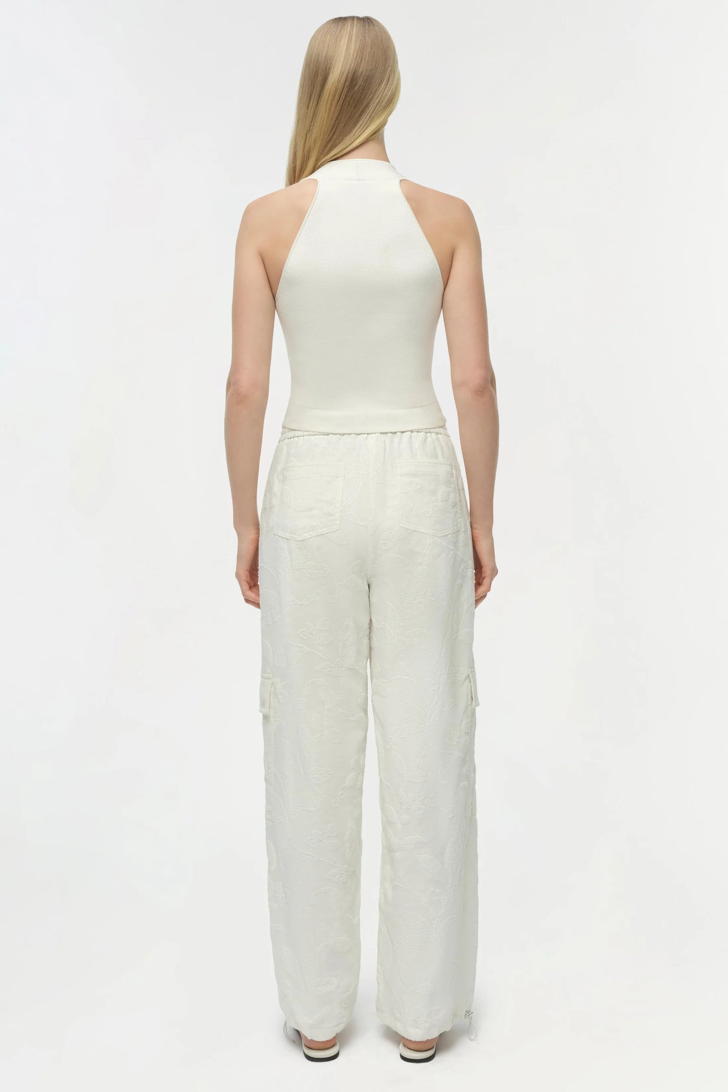 Georgiana Jacquard Cargo Pant
