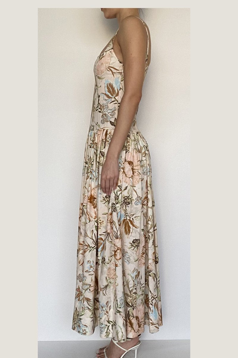 Ezra Square Neck Maxi Dress