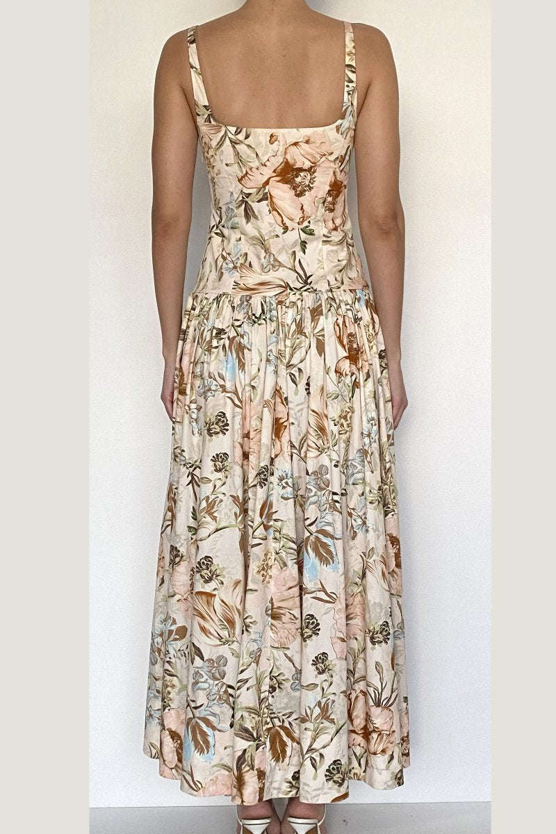 Ezra Square Neck Maxi Dress