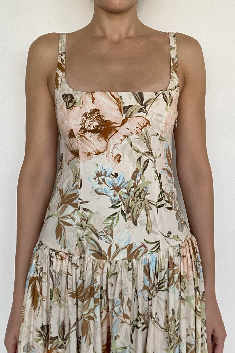 Ezra Square Neck Maxi Dress