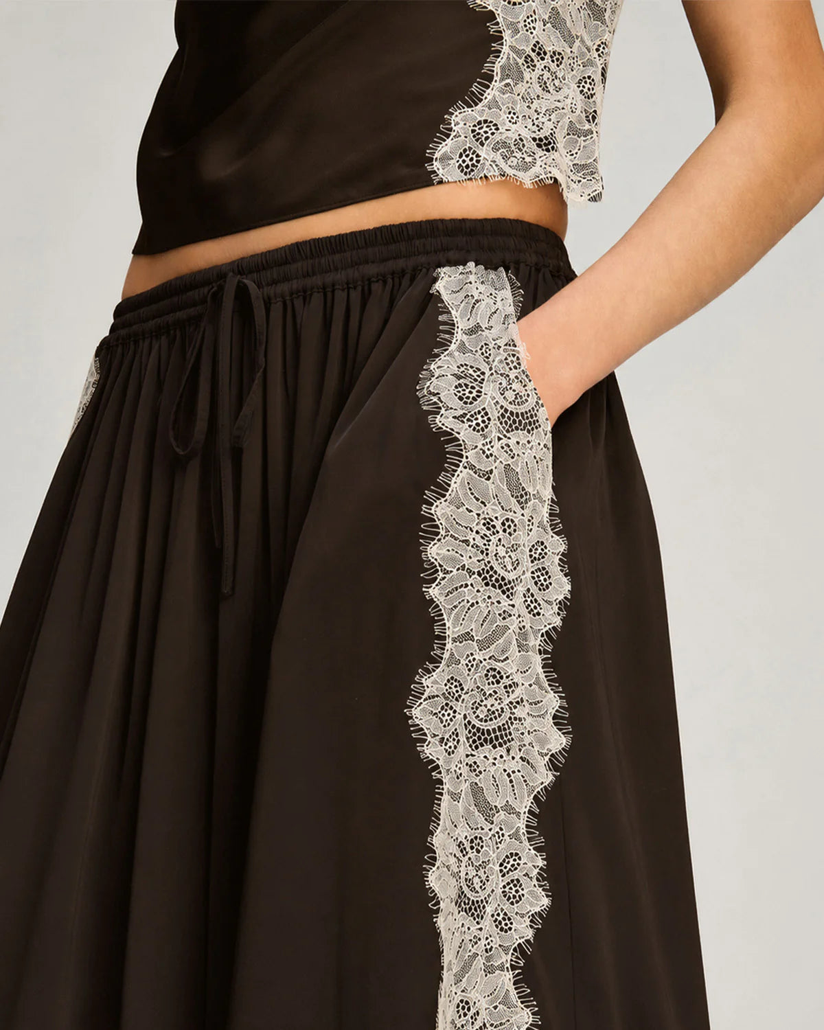 Esme Satin Verne Pant
