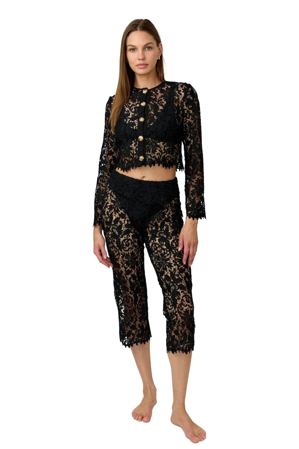 Gabrielle Lace Capri